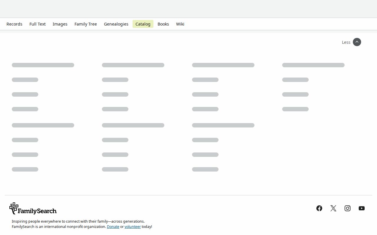 FamilySearch Niagara County catalog for historical-directory follow-up