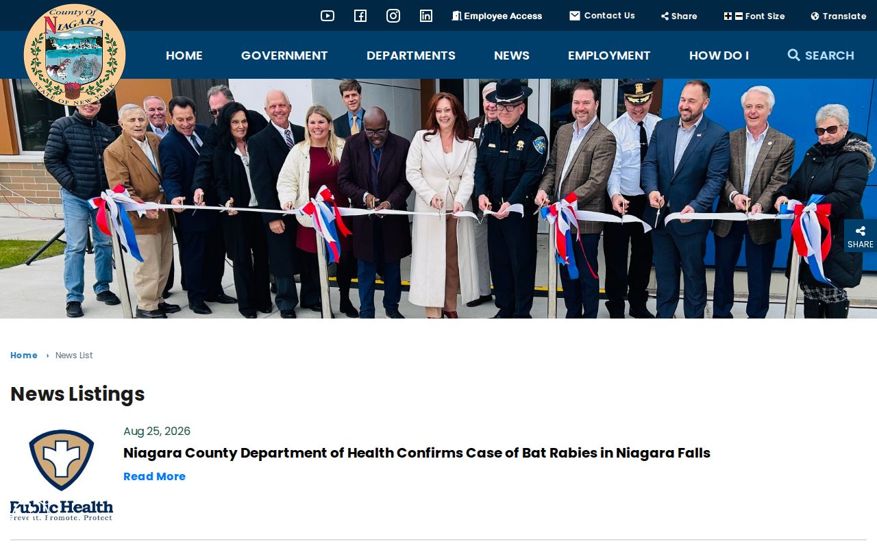 Niagara County residents directory county news source